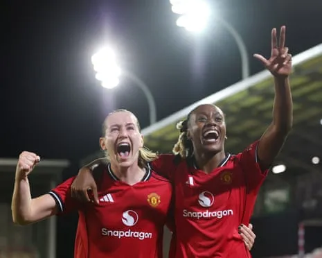 E. Terland's Treble Sends Manchester United Into Women's Champions League Main Draw