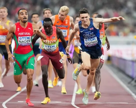 UK's Wightman Denied Gold as Portugal's Isaac Nader Claims Stunning 1500m Win