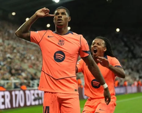 Striker spoils the Magpies' major occasion and claims: ‘I am getting better at Barcelona’