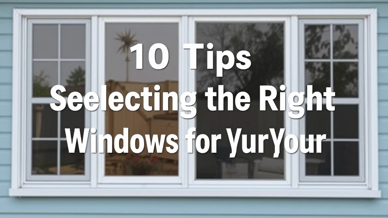 Important 10 Tips for Selecting the Right Windows for Your Home