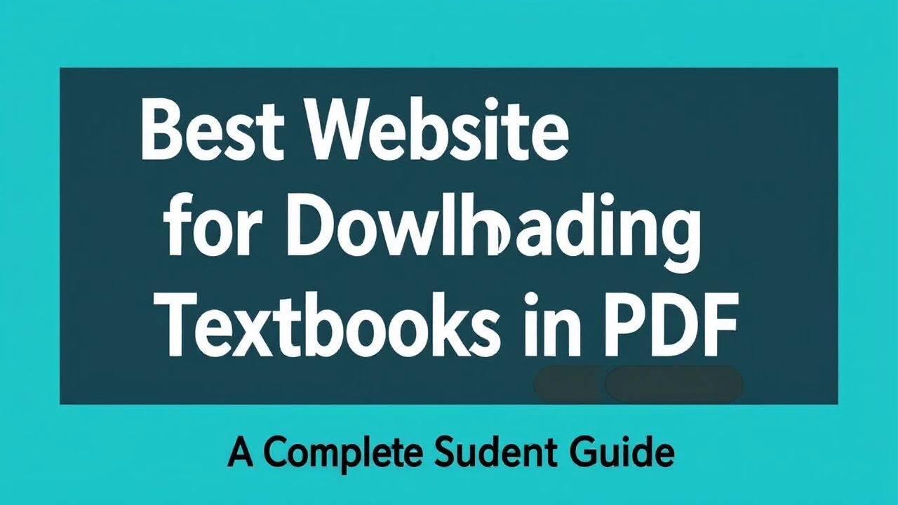 Best Website for Downloading Textbooks in PDF – A Complete Student Guide